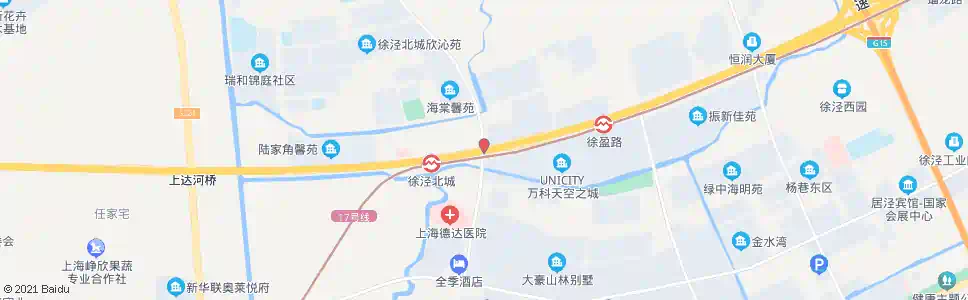 上海徐乐北路崧泽大道_公交站地图_上海公交_妙搜公交查询2025