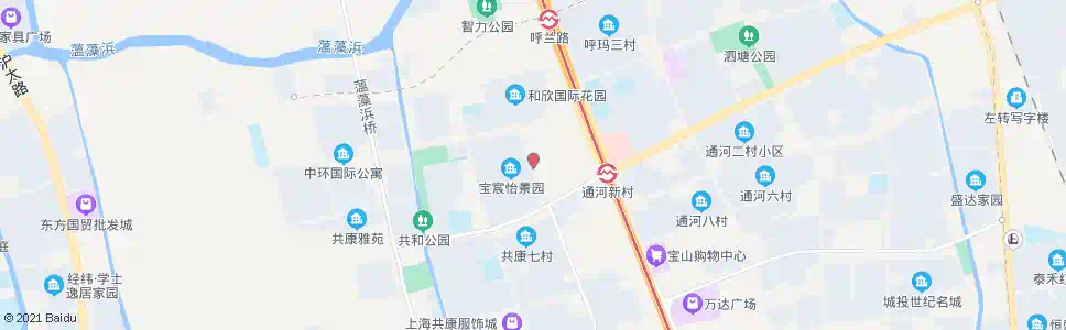 上海场北路三泉路_公交站地图_上海公交_妙搜公交查询2025