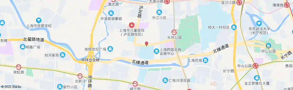 上海云岭东路泸定路_公交站地图_上海公交_妙搜公交查询2025