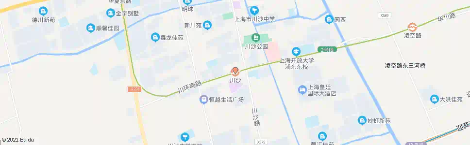 上海川沙_公交站地图_上海公交_妙搜公交查询2025