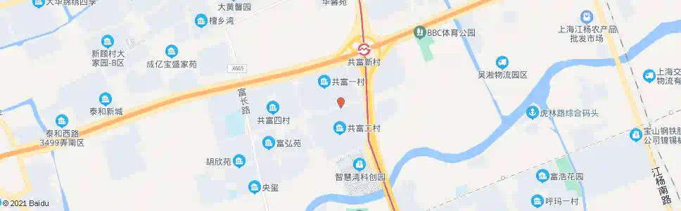 上海共富路蕰川路_公交站地图_上海公交_妙搜公交查询2025
