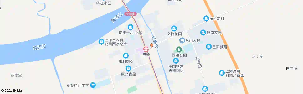 上海公交西渡站_公交站地图_上海公交_妙搜公交查询2025