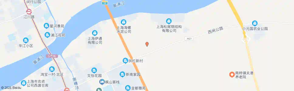 上海南渡村_公交站地图_上海公交_妙搜公交查询2025
