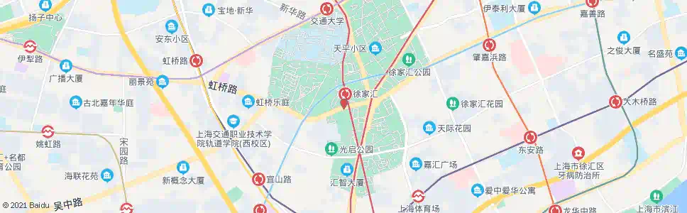 上海虹桥路恭城路_公交站地图_上海公交_妙搜公交查询2025