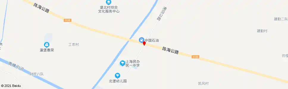 上海堡镇北路陈海公路(招呼站)_公交站地图_上海公交_妙搜公交查询2025