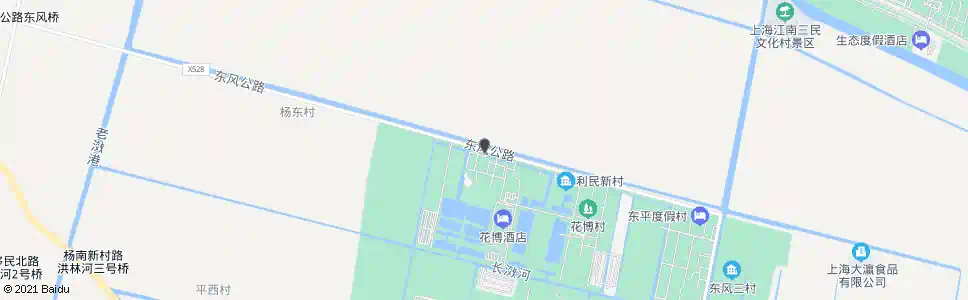 上海东风场部_公交站地图_上海公交_妙搜公交查询2025