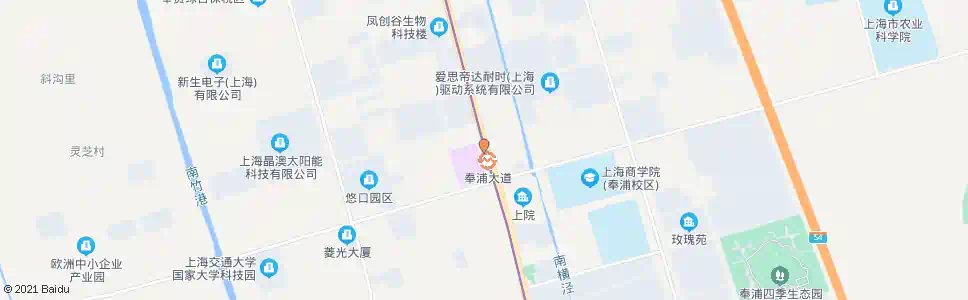 上海沪杭公路奉浦大道(招呼站)_公交站地图_上海公交_妙搜公交查询2025