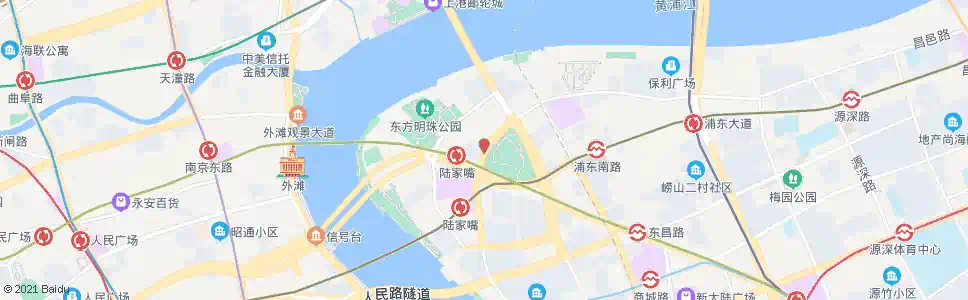 上海东园路银城中路_公交站地图_上海公交_妙搜公交查询2025