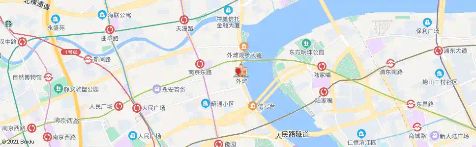 上海中山东一路汉口路_公交站地图_上海公交_妙搜公交查询2025