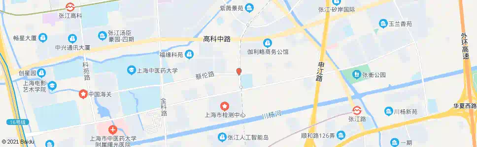 上海蔡伦路哥白尼路_公交站地图_上海公交_妙搜公交查询2025
