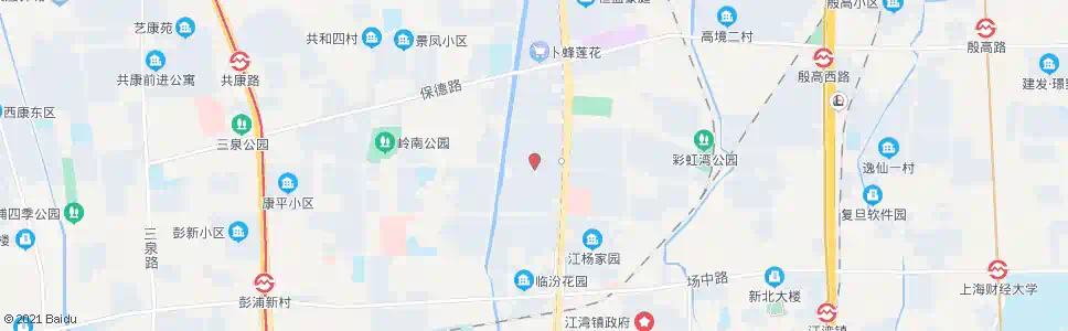 上海汾西路江杨南路_公交站地图_上海公交_妙搜公交查询2025