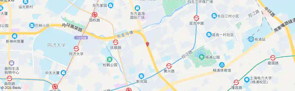 上海控江新村_公交站地图_上海公交_妙搜公交查询2025