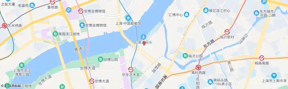 上海世博大道高科西路_公交站地图_上海公交_妙搜公交查询2025