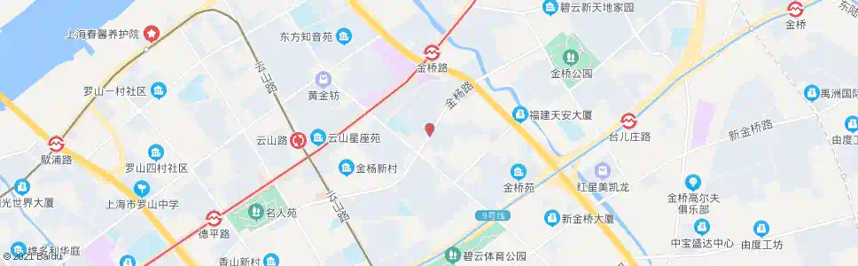 上海枣庄路金杨路_公交站地图_上海公交_妙搜公交查询2025