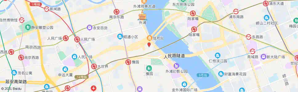 上海金陵东路中山东二路_公交站地图_上海公交_妙搜公交查询2025