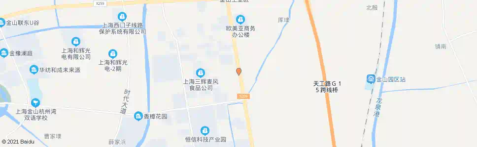 上海亭卫公路蒋庄(招呼站)_公交站地图_上海公交_妙搜公交查询2025