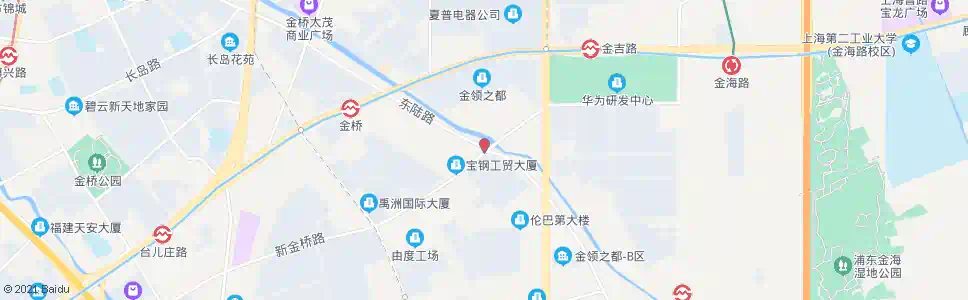 上海东陆路新金桥路_公交站地图_上海公交_妙搜公交查询2025