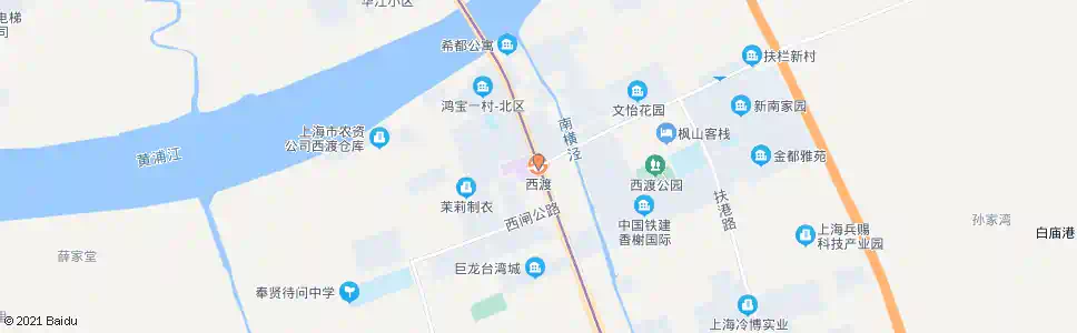 上海西渡社区_公交站地图_上海公交_妙搜公交查询2025