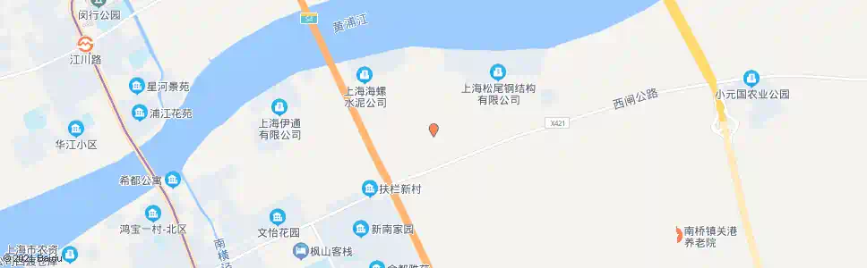 上海南渡村(招呼站)_公交站地图_上海公交_妙搜公交查询2025