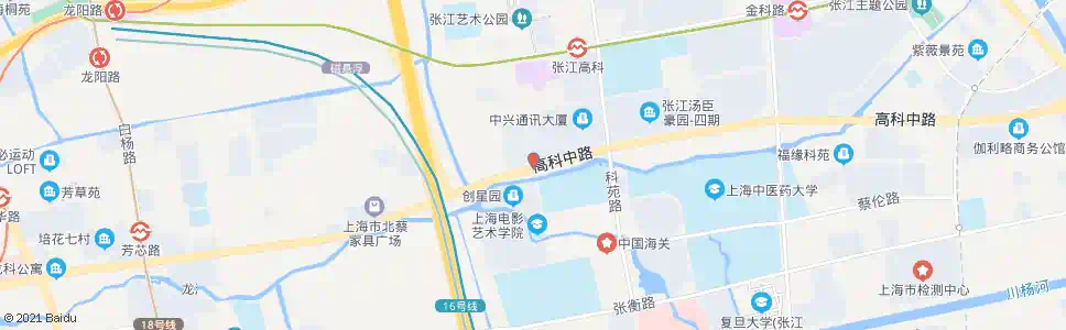上海牛角尖(高科西路碧波路)_公交站地图_上海公交_妙搜公交查询2025