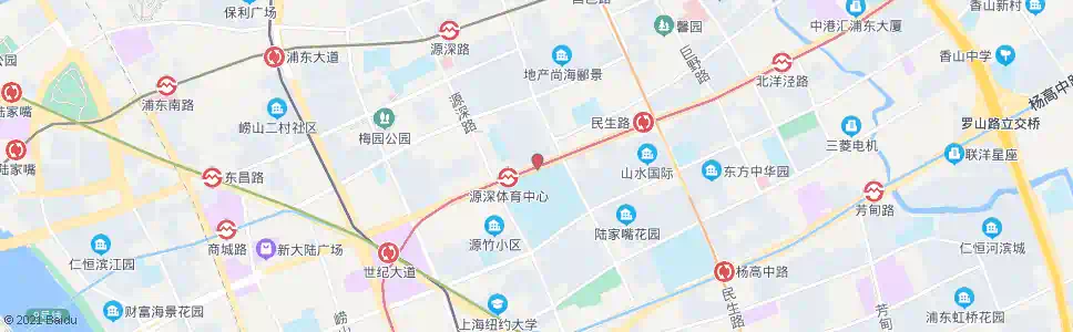 上海张杨路桃林路_公交站地图_上海公交_妙搜公交查询2025