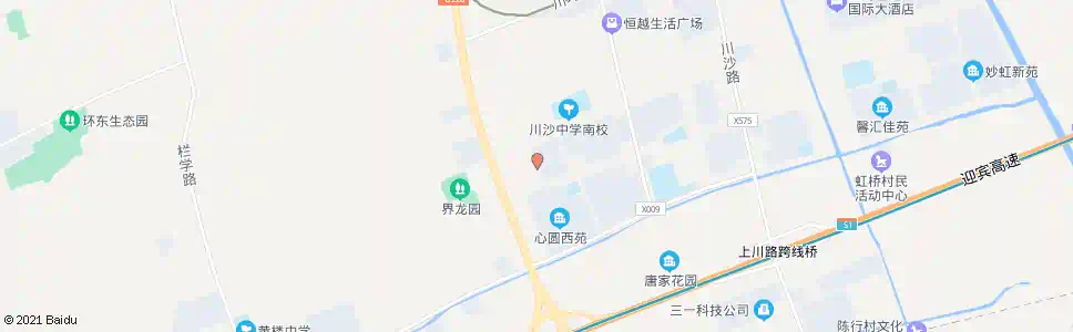 上海明川路润川路_公交站地图_上海公交_妙搜公交查询2025