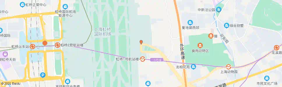 上海虹桥机场1号航站楼_公交站地图_上海公交_妙搜公交查询2025