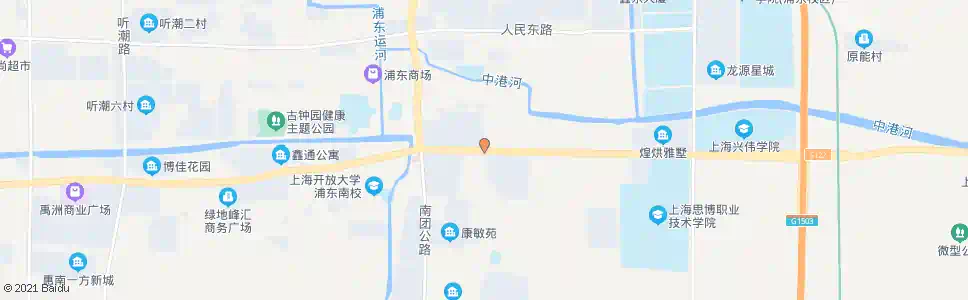 上海城南路靖海路_公交站地图_上海公交_妙搜公交查询2025