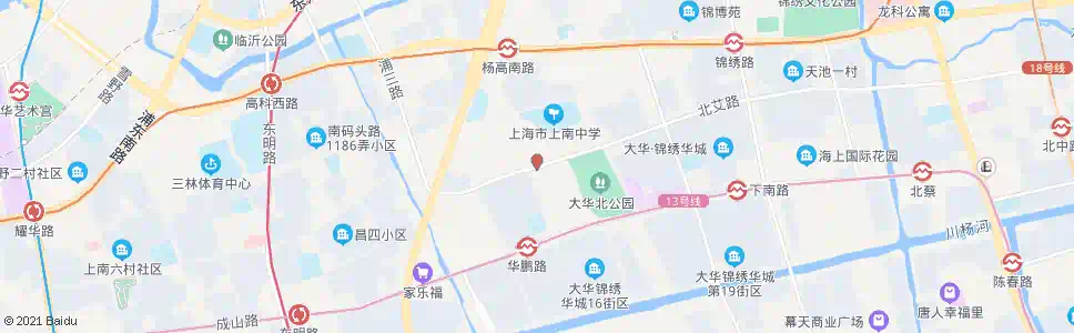 上海北艾路锦尊路_公交站地图_上海公交_妙搜公交查询2025