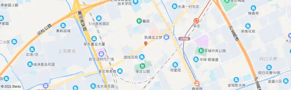 上海莘松路莘西路_公交站地图_上海公交_妙搜公交查询2025