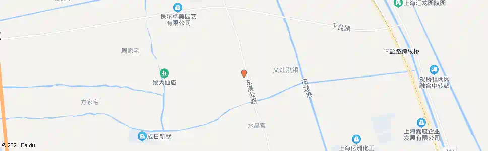 上海东港公路姚家庙_公交站地图_上海公交_妙搜公交查询2025