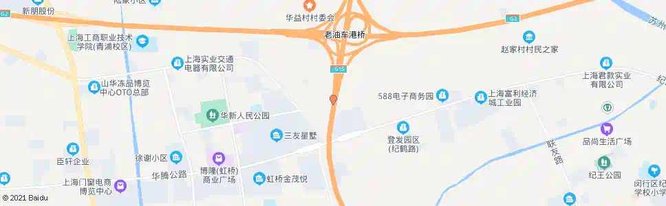 上海马滕湾(纪鹤路沈海高速)_公交站地图_上海公交_妙搜公交查询2025