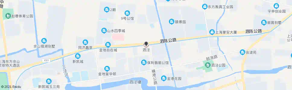 上海泗陈公路(泗泾轻轨站)_公交站地图_上海公交_妙搜公交查询2025