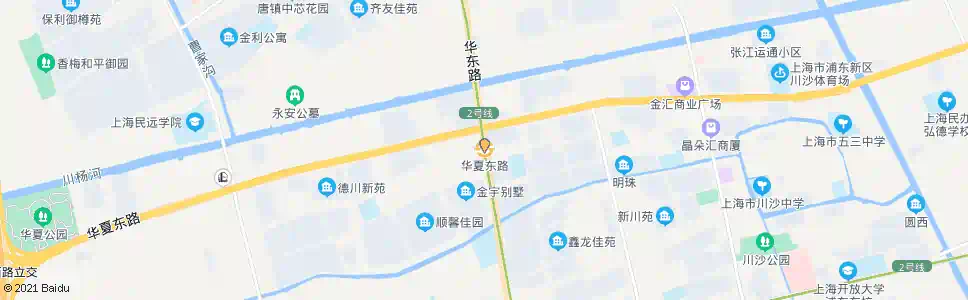 上海华夏东路站_公交站地图_上海公交_妙搜公交查询2025