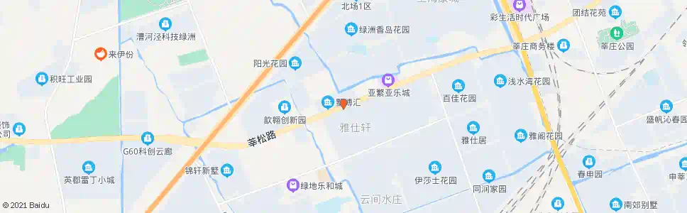 上海莘松路场西路_公交站地图_上海公交_妙搜公交查询2025