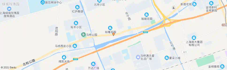 上海北松公路华宁路(招呼站)_公交站地图_上海公交_妙搜公交查询2025