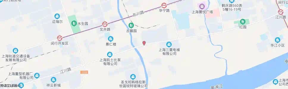 上海江川路沙港桥_公交站地图_上海公交_妙搜公交查询2025