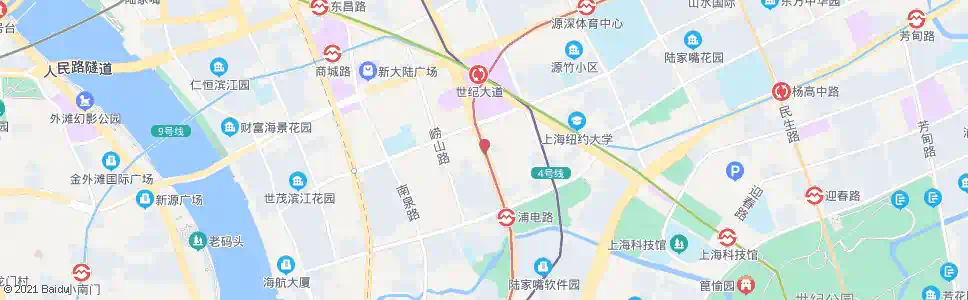 上海浦电路东方路_公交站地图_上海公交_妙搜公交查询2025