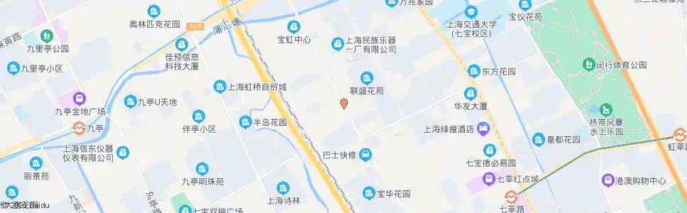 上海中春路华茂路_公交站地图_上海公交_妙搜公交查询2025