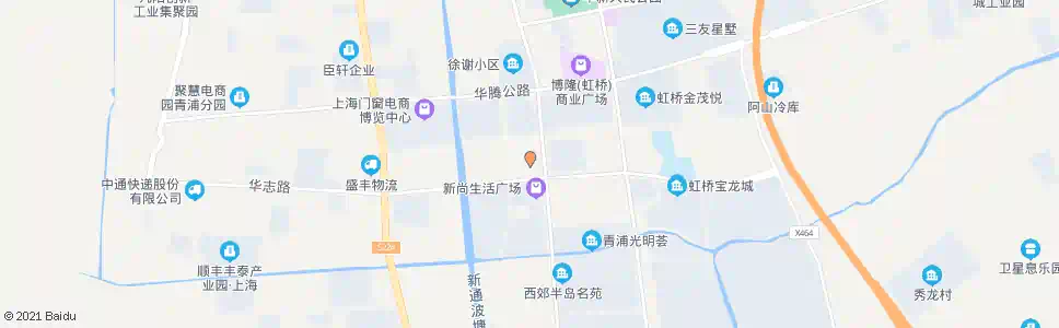 上海华新三期_公交站地图_上海公交_妙搜公交查询2025
