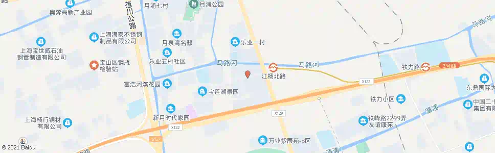 上海绥化路江杨北路_公交站地图_上海公交_妙搜公交查询2025