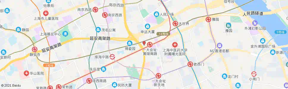 上海长乐路淡水路_公交站地图_上海公交_妙搜公交查询2025