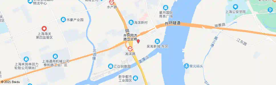 上海淞滨路同济路_公交站地图_上海公交_妙搜公交查询2025