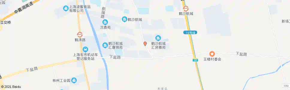 上海鹤恒路鹤涛路_公交站地图_上海公交_妙搜公交查询2025
