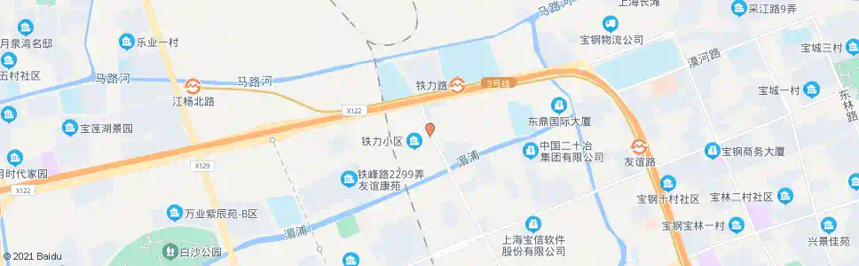上海湄浦路铁力路(招呼站)_公交站地图_上海公交_妙搜公交查询2025