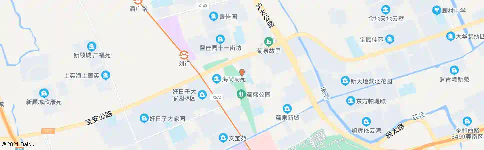 上海菊盛路宝安公路_公交站地图_上海公交_妙搜公交查询2025