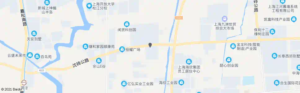 上海创异工房(招呼站)_公交站地图_上海公交_妙搜公交查询2025