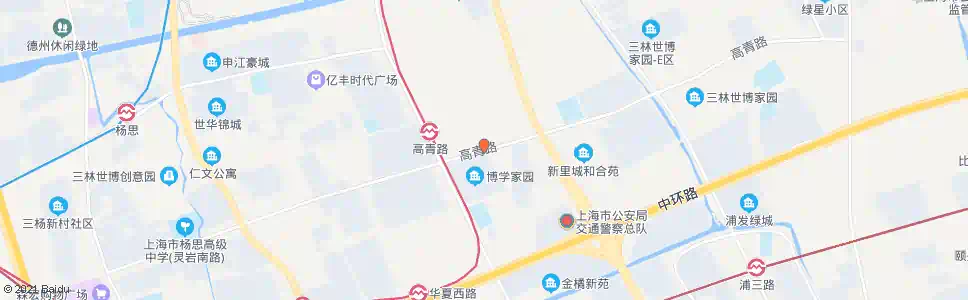 上海高青路东明路_公交站地图_上海公交_妙搜公交查询2025