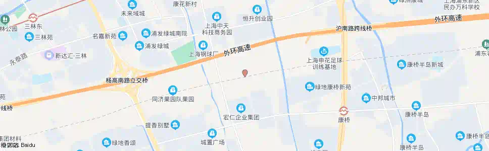 上海秀康路_公交站地图_上海公交_妙搜公交查询2025