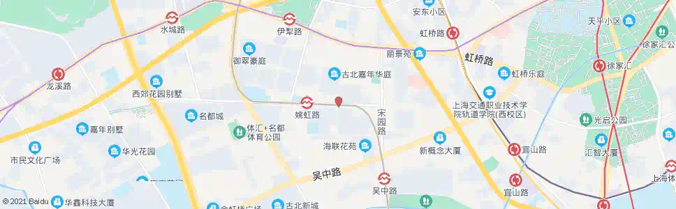 上海姚虹路古羊路_公交站地图_上海公交_妙搜公交查询2025